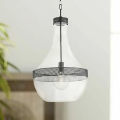 Hudson Valley Hagen 17 1/2" Wide Old Bronze Pendant Light