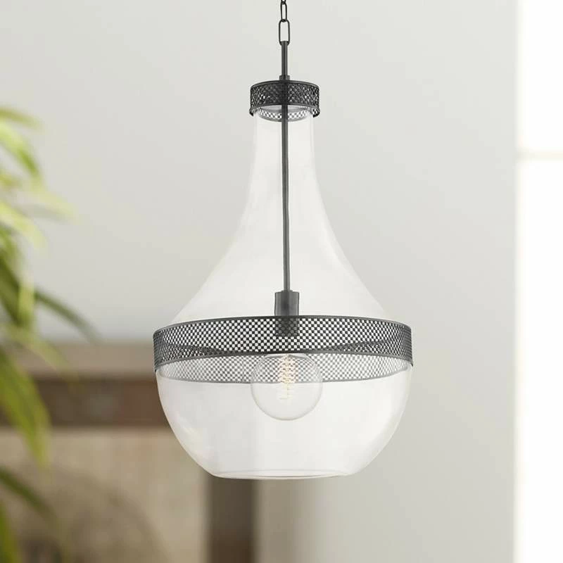 Hudson Valley Hagen 17 1/2" Wide Old Bronze Pendant Light 3 Hudson Valley Hagen 17 1/2" Wide Old Bronze Pendant Light