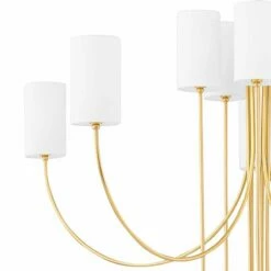 Hudson Valley Harlem 48 1/4"W Aged Brass 10-Light Chandelier 7 Hudson Valley Harlem 48 1/4"W Aged Brass 10-Light Chandelier -Lighting Sales Shop hudson valley harlem 48 and one quarter inchw aged brass 10 light chandelier 674r1views1