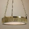 Hudson Valley Lynden 16" Wide Aged Brass Pendant Light
