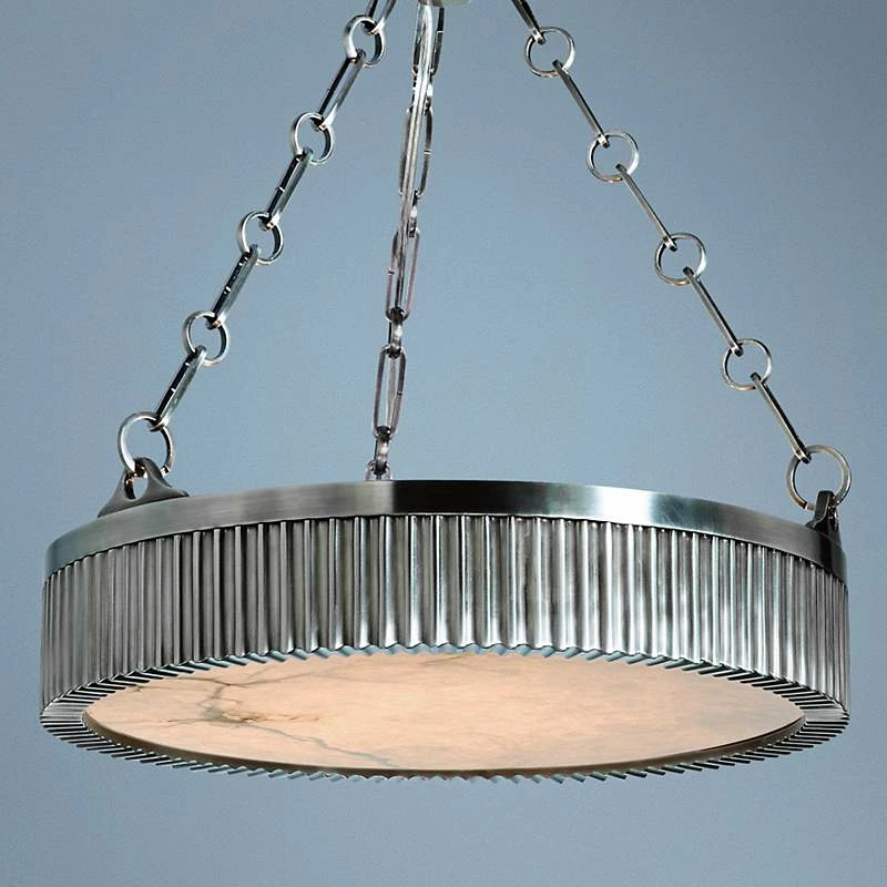 Hudson Valley Lynden 16" Wide Antique Nickel Pendant Light 3 Hudson Valley Lynden 16" Wide Antique Nickel Pendant Light