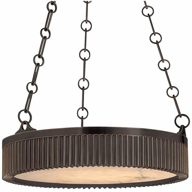 Hudson Valley Lynden 16"W Distressed Bronze Pendant Light 3 Hudson Valley Lynden 16"W Distressed Bronze Pendant Light