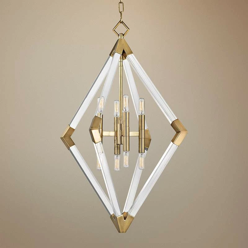 Hudson Valley Lyons 23 1/2" Wide Aged Brass Pendant Light 3 Hudson Valley Lyons 23 1/2" Wide Aged Brass Pendant Light