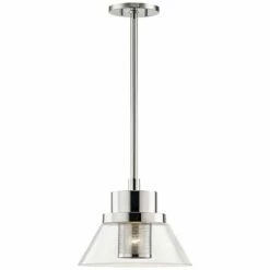 Hudson Valley Paoli 12" Wide Polished Nickel Mini Pendant