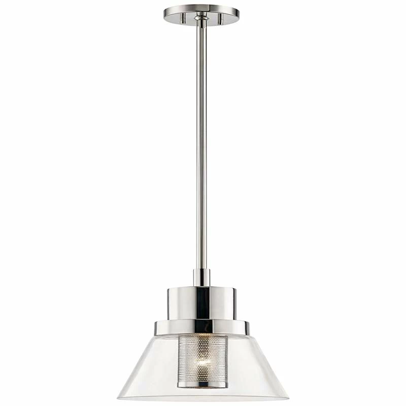 Hudson Valley Paoli 12" Wide Polished Nickel Mini Pendant 3 Hudson Valley Paoli 12" Wide Polished Nickel Mini Pendant