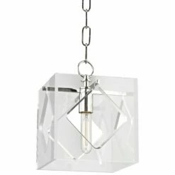 Hudson Valley Travis 9" Wide Polished Nickel Mini Pendant