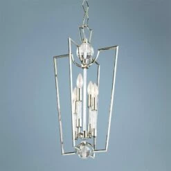 Hudson Valley Waterloo 25 3/4" High Polished Nickel Pendant