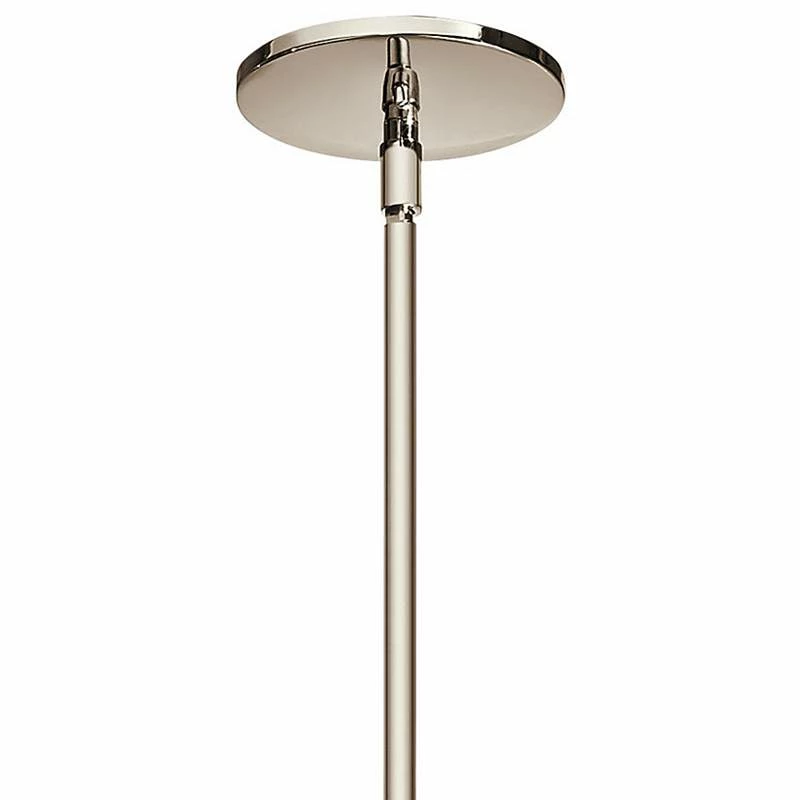 Ibis 30" Wide Polished Nickel And Brass 4-Light Pendant 6 Ibis 30" Wide Polished Nickel And Brass 4-Light Pendant - Image 4
