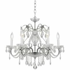 Impact 24" Wide Silver Regal Crystal Chandelier -Lighting Sales Shop impact 24 inch wide silver regal crystal chandelier p2373