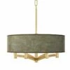 Interweave Patina Ava 6-Light Gold Pendant Chandelier -Lighting Sales Shop interweave patina ava 6 light gold pendant chandelier 771n6