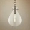 Ivy 12 1/2" Wide Old Bronze LED Pendant Light W/ Clear Glass 1 Ivy 12 1/2" Wide Old Bronze LED Pendant Light W/ Clear Glass -Lighting Sales Shop ivy 12 and one half inch wide old bronze led pendant light w clear glass 66j11cropped