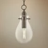 Ivy 7 1/2" Wide Old Bronze LED Mini Pendant With Clear Glass -Lighting Sales Shop ivy 7 and one half inch wide old bronze led mini pendant with clear glass 66j01cropped