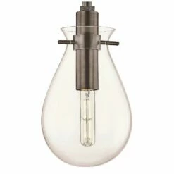 Ivy 7 1/2" Wide Old Bronze LED Mini Pendant With Clear Glass -Lighting Sales Shop ivy 7 and one half inch wide old bronze led mini pendant with clear glass 66j01views2