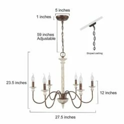 Izuell 27 1/2" Wide Weathered Gray White 6-Light Chandelier 13 Izuell 27 1/2" Wide Weathered Gray White 6-Light Chandelier -Lighting Sales Shop izuell 27 and one half inch wide weathered gray white 6 light chandelier 507e5views5