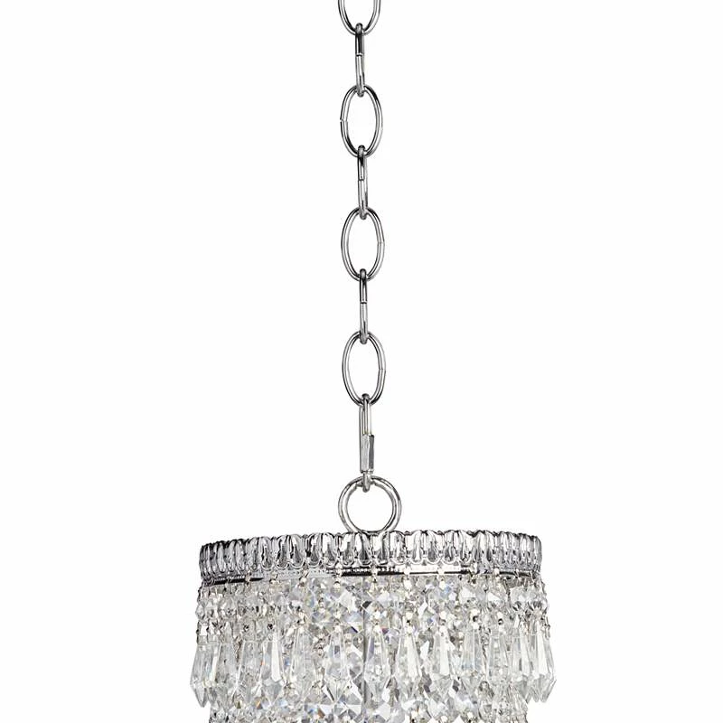 James Moder Ibiza 24"W Silver 11-Light Crystal Chandelier 7 James Moder Ibiza 24"W Silver 11-Light Crystal Chandelier - Image 5