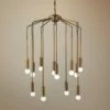 Jamie Young Cascade 26" Wide Antique Brass 12-Light Modern Pendant -Lighting Sales Shop jamie young cascade 26 inch wide antique brass 12 light modern pendant 45g68cropped