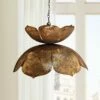Jamie Young Flowering Lotus 20" Wide Antique Gold Pendant 2 Jamie Young Flowering Lotus 20" Wide Antique Gold Pendant -Lighting Sales Shop jamie young flowering lotus 20 inch wide antique gold pendant m9974cropped