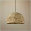Jamie Young Shoreline 22"W Natural Sea Grass Pendant Light -Lighting Sales Shop jamie young shoreline 22 inchw natural sea grass pendant light 1v213cropped