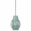 Jamie Young Talon 9"W Cornflower Blue Art Glass Mini Pendant -Lighting Sales Shop jamie young talon 9 inchw cornflower blue art glass mini pendant 620y5