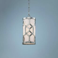 Jennings Collection 6 1/4" Wide Polished Nickel Mini Pendant -Lighting Sales Shop jennings collection 6 and one quarter inch wide polished nickel mini pendant 6r264cropped