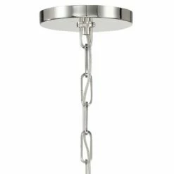 Jennings Collection 6 1/4" Wide Polished Nickel Mini Pendant -Lighting Sales Shop jennings collection 6 and one quarter inch wide polished nickel mini pendant 6r264views2