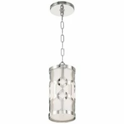 Jennings Collection 6 1/4" Wide Polished Nickel Mini Pendant -Lighting Sales Shop jennings collection 6 and one quarter inch wide polished nickel mini pendant 6r264views3