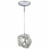 Jesco Envisage VI 6" Wide White Glass Mini Pendant