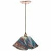 Jezebel Lily 11 Wide Daylily And Copper Mini Pendant -Lighting Sales Shop jezebel lily 11 wide daylily and copper mini pendant 93a90