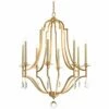 John Richard 37 1/2"W Light Gold Crystal 8-Light Chandelier -Lighting Sales Shop john richard 37 and one half inchw light gold crystal 8 light chandelier 11c04