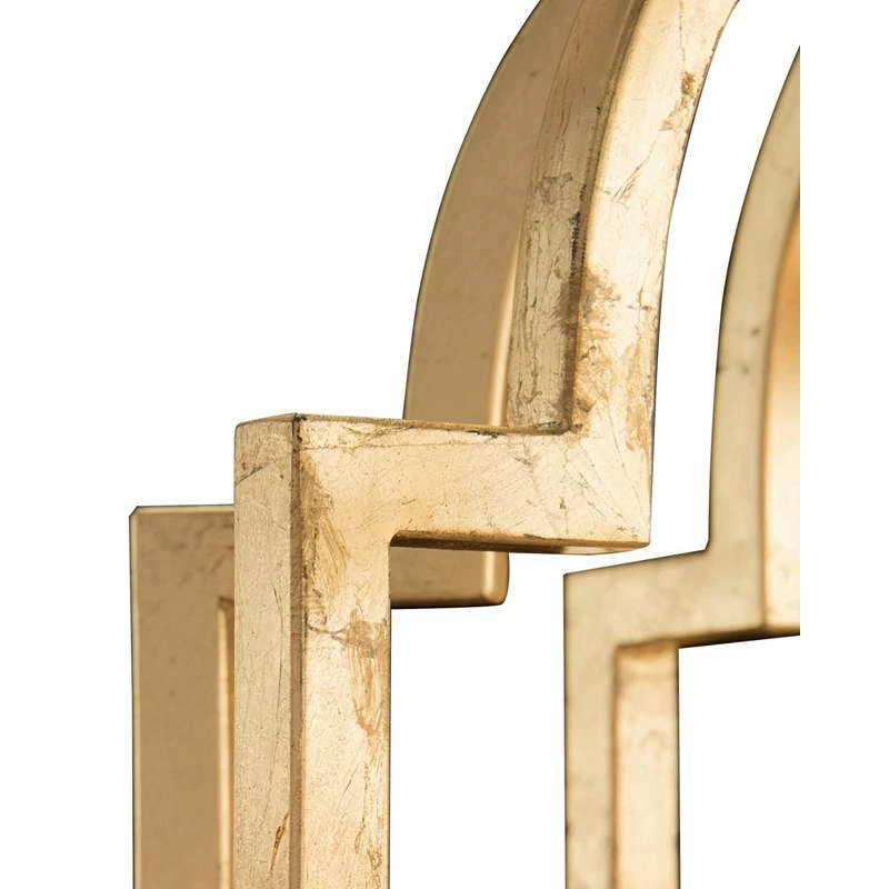 John Richard 37 1/2"W Light Gold Crystal 8-Light Chandelier 4 John Richard 37 1/2"W Light Gold Crystal 8-Light Chandelier - Image 2