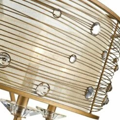 Golden Lighting Joia 26" Wide Peruvian Gold 5-Light Drum Chandelier -Lighting Sales Shop joia 26 inch wide peruvian gold 5 light drum chandelier 60d73views2