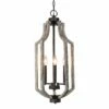 Jolla 12 3/4"W Distressed Weathered Wood 3-Light Chandelier -Lighting Sales Shop jolla 12 and three quarter inchw distressed weathered wood 3 light chandelier 646p5