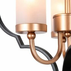 Jonas 14 1/2" Wide Black And Gold 3-Light Chandelier 12 Jonas 14 1/2" Wide Black And Gold 3-Light Chandelier -Lighting Sales Shop jonas 14 and one half inch wide black and gold 3 light chandelier 244e3views2