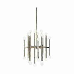 Jonathan Adler Meurice Collection 30-Light Nickel Chandelier -Lighting Sales Shop jonathan adler meurice collection 30 light nickel chandelier g2625
