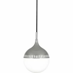 Jonathan Adler Rio 8" Wide Polished Nickel Mini Pendant