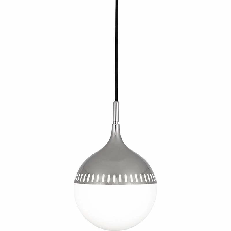 Jonathan Adler Rio 8" Wide Polished Nickel Mini Pendant 3 Jonathan Adler Rio 8" Wide Polished Nickel Mini Pendant