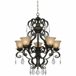 Kathy Ireland Ramas De Luces Bronze 31" Wide Chandelier -Lighting Sales Shop kathy ireland ramas de luces bronze 31 inch wide chandelier p0311