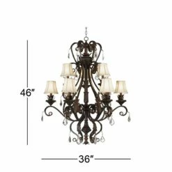 Kathy Ireland Ramas De Luces Nine Light Chandelier -Lighting Sales Shop kathy ireland ramas de luces nine light chandelier 07155views4