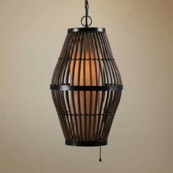 Kenroy Home Biscayne 12" Wide Black Outdoor Mini Pendant