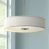 Kichler 20" Wide Nickel And White Shade Modern Pendant Ceiling Light -Lighting Sales Shop kichler 20 inch wide nickel and white shade modern pendant ceiling light w0672cropped