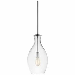 Kichler Beckett Everly 8 3/4" Wide Glass Mini Pendant -Lighting Sales Shop kichler beckett everly 8 and three quarter inch wide glass mini pendant 1c025