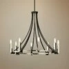 Kichler Bensimone 30"W Black And Nickel 8-Light Chandelier -Lighting Sales Shop kichler bensimone 30 inchw black and nickel 8 light chandelier 18p21cropped