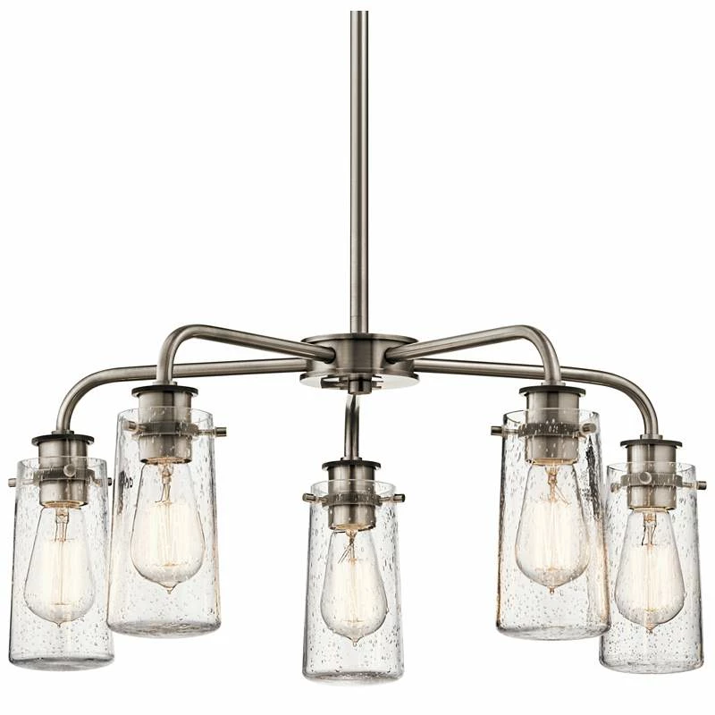 Kichler Braelyn 25" Wide Classic Pewter 5-Light Chandelier 4 Kichler Braelyn 25" Wide Classic Pewter 5-Light Chandelier - Image 2