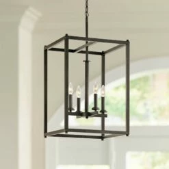 Kichler Crosby 16" Wide Olde Bronze 4-Light Foyer Pendant