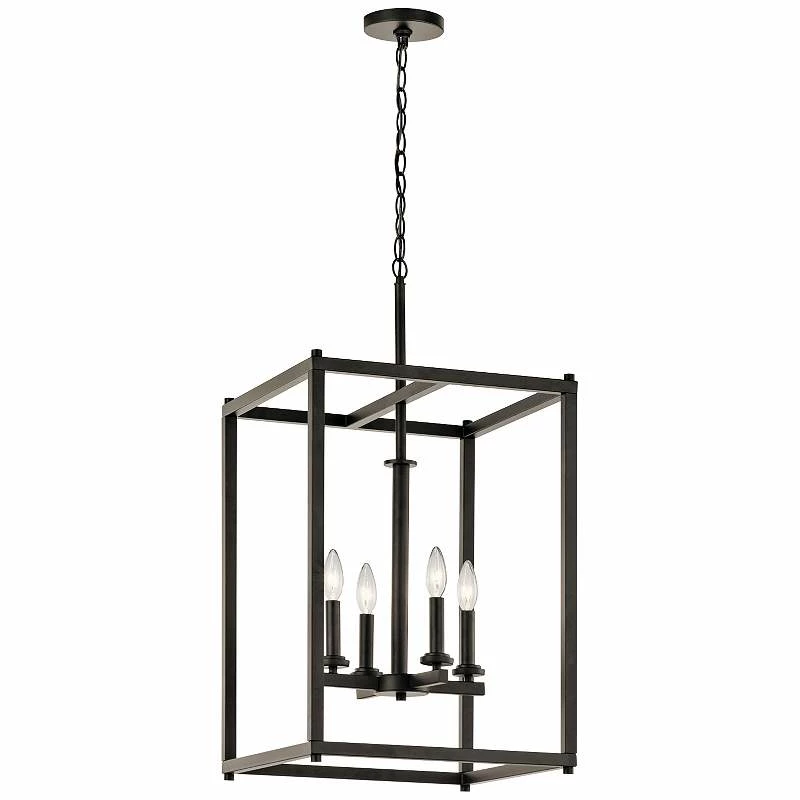 Kichler Crosby 16" Wide Olde Bronze 4-Light Foyer Pendant 5 Kichler Crosby 16" Wide Olde Bronze 4-Light Foyer Pendant - Image 3