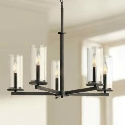 Kichler Crosby 26 1/4" Wide Olde Bronze 5-Light Chandelier