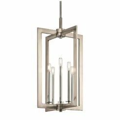 Kichler Cullen 18" Wide Classic Pewter 5-Light Foyer Pendant