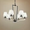Kichler Dancar 28" Wide Polished Nickel 6-Light Chandelier -Lighting Sales Shop kichler dancar 28 inch wide polished nickel 6 light chandelier 75c72cropped