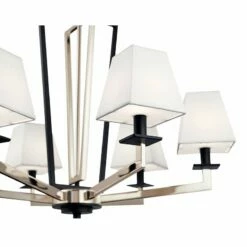 Kichler Dancar 28" Wide Polished Nickel 6-Light Chandelier -Lighting Sales Shop kichler dancar 28 inch wide polished nickel 6 light chandelier 75c72views2