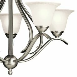 Kichler Dover 24" Wide Brushed Nickel Five Light Uplight Chandelier 10 Kichler Dover 24" Wide Brushed Nickel Five Light Uplight Chandelier -Lighting Sales Shop kichler dover 24 inch wide brushed nickel five light uplight chandelier 63443views1
